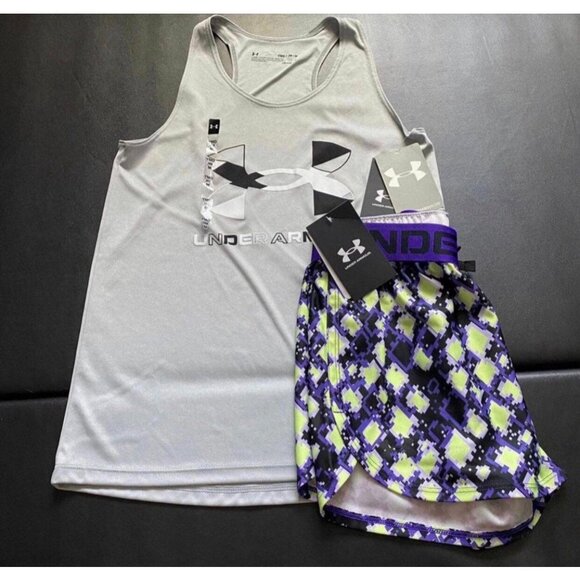NWT Under Armour Athletic Set Girls Youth Size Medium